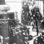 Facciata del cotonificio in Via Carmine